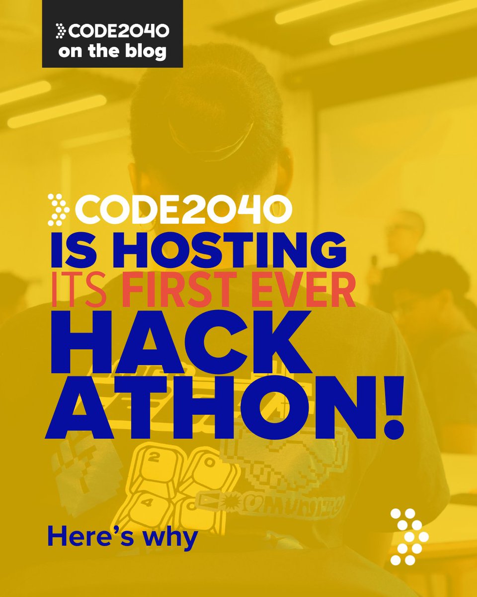 Code2040's tweet image. 🚨 Code2040 is hosting our first-ever hackathon! Introducing the Tech for Resistance Hackathon, a virtual event where our Fellows apply racial equity + tech skills to build tools for justice.