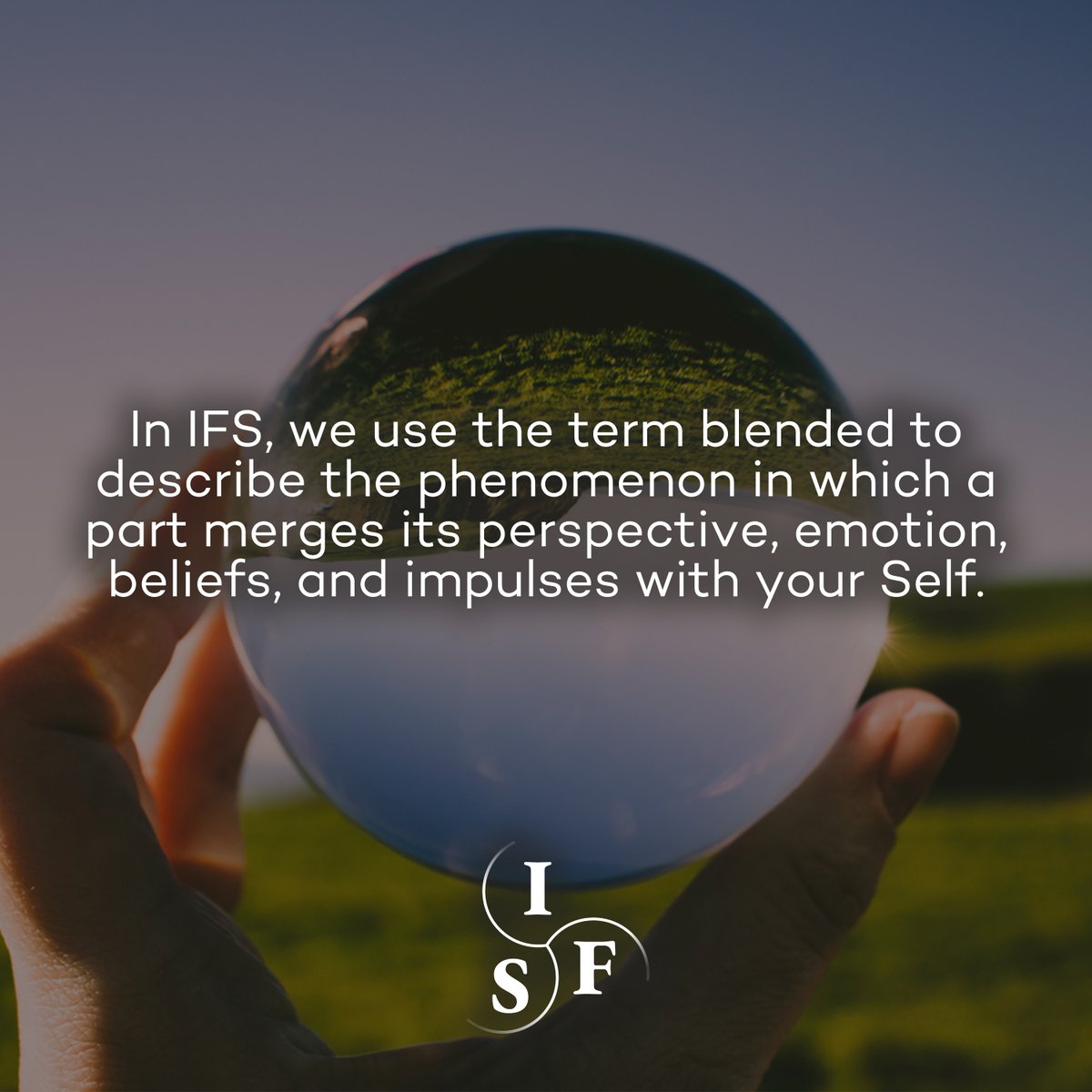 In IFS, we use the term blended to describe the phenomenon in which a part merges its perspective, emotion, beliefs, and impulses with your Self.
Learn more: hubs.ly/Q03y1thj0
Purchase Books: hubs.ly/Q03y1x7d0
#internalfamilysystems