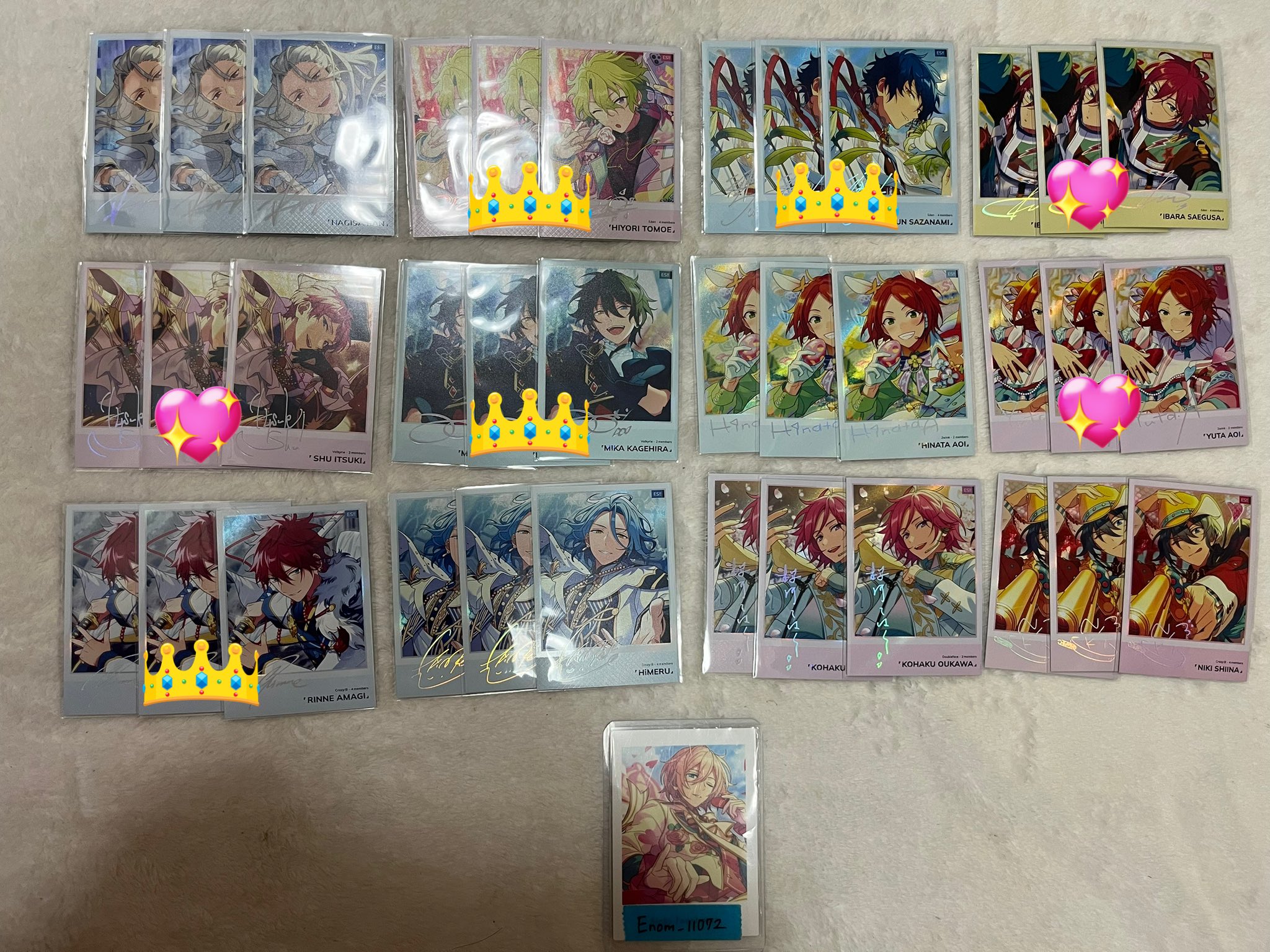 あんスタ　星幻時序チェキ　天祥院英智 あんスタ 中国 星幻時序 チェキ ポラロイド 4点セット 天祥院