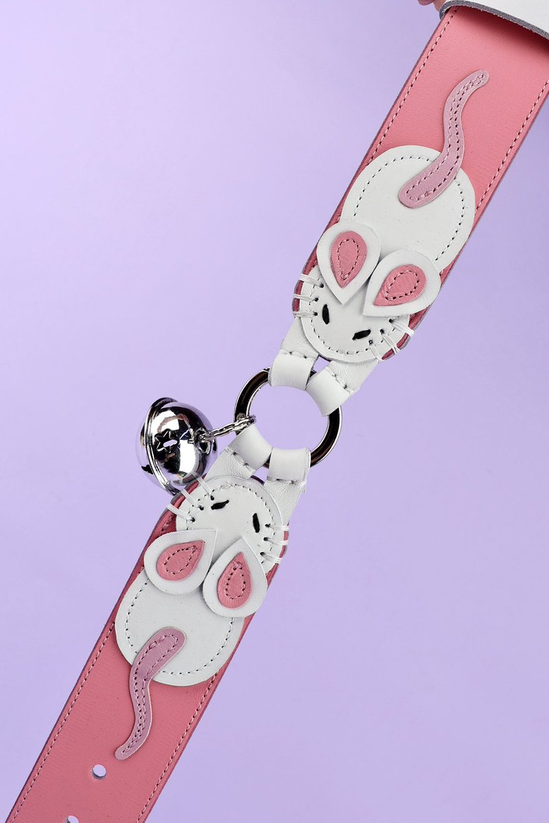Sigida_plushies's tweet image. Which do you like better, our collars with rats or rabbits?