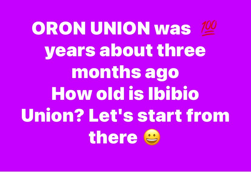😂😂😂😂
I said before,soon short igbo slaves will learn their lesson thanks to our oron brothers for the great awakening obolo state has come to stay don’t let arochukwu immigrant intimidate u 
<a href="/ndydmw/">UBY OF AKWA IBOM</a> <a href="/Eddie_umanah/">Part Tu_Umanah</a> <a href="/EdikanSampson1/">Edikan Sampson</a> 
#akwaibomtwitter