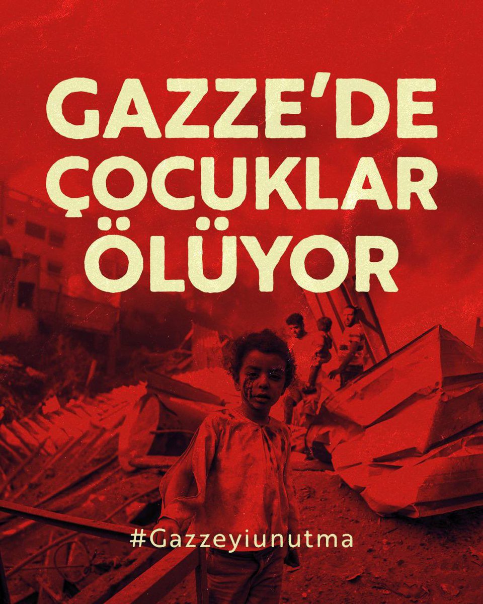 #GazzeAçlıktanÖlüyor