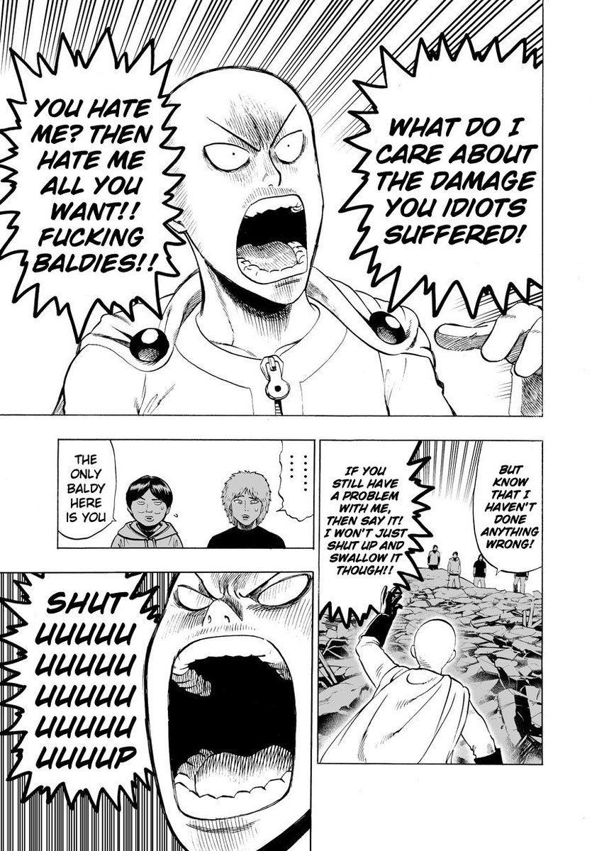 The anime adding the part with Genos calming Saitama down at the end of this scene was a really good addition #FerdzOPM