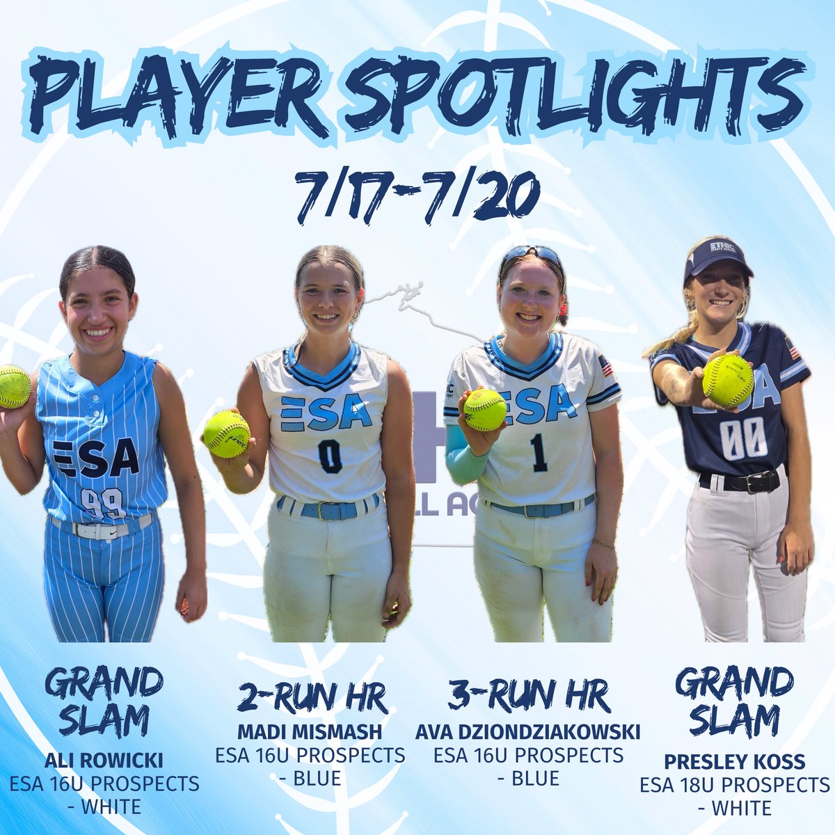 EthicAcademy's tweet photo. S/O to our ESA players for their standout performances this weekend! Keep up the hard work ladies!! 💪🔥 https://t.co/aH7MHp0ZLt