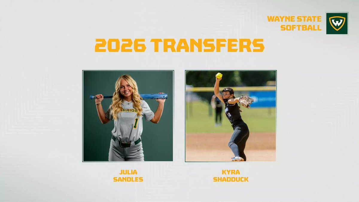 #WarriorSB:  Softball Adds Two Transfers To Strengthen Roster

tinyurl.com/mth4zf8s

#REPthe313