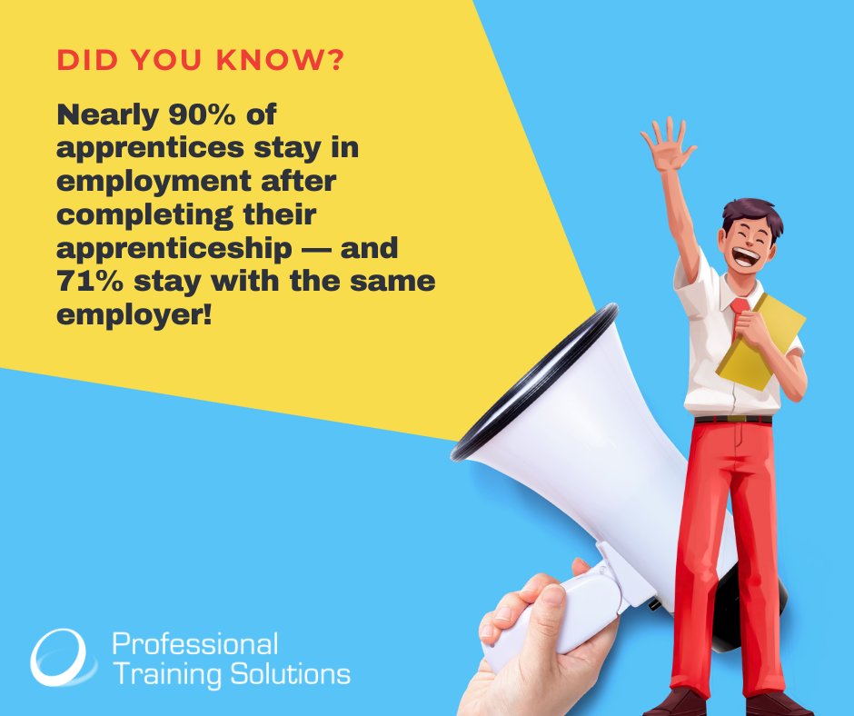 Talk about loyalty AND levelling up 💼💪

Start an apprenticeship today and build a career that lasts! 

🔗 opportunities.protrain-solutions.co.uk
🔗 protrain-solutions.co.uk/apprenticeship…