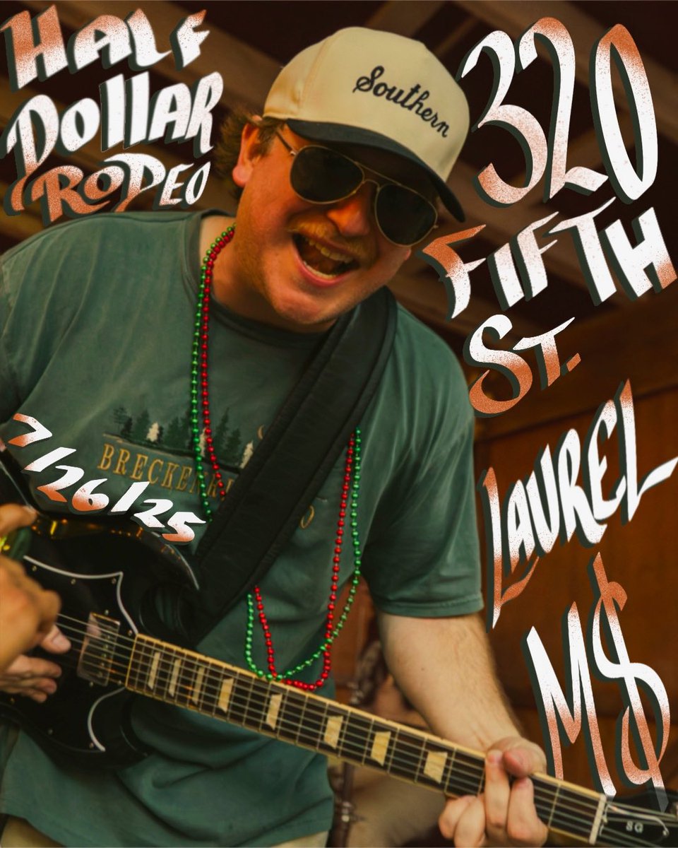 Orange Beach and Laurel this weekend with <a href="/halfdollarrodeo/">Half-Dollar Rodeo</a> 

Y’all come on out!