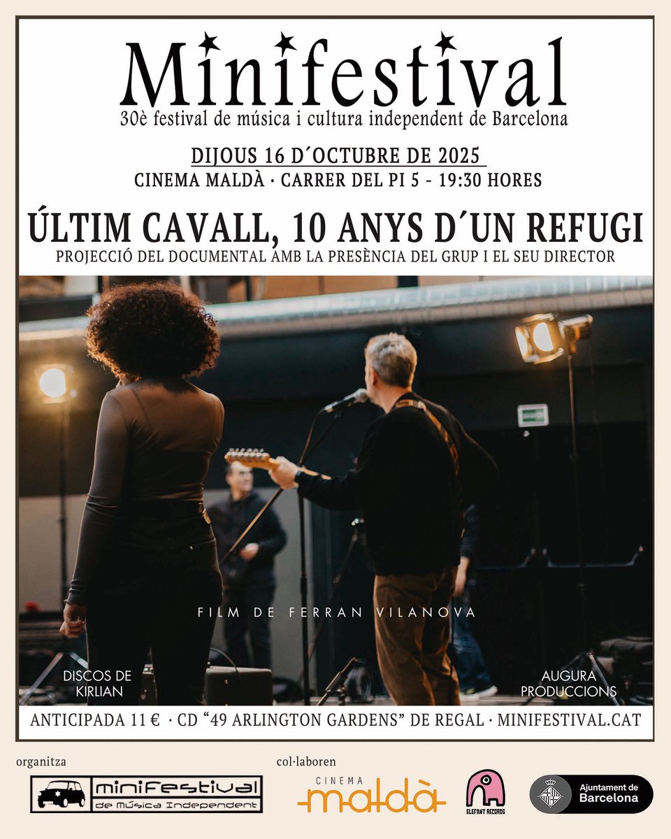 Minifestival Bcn (@minifestivalpop) on Twitter photo 