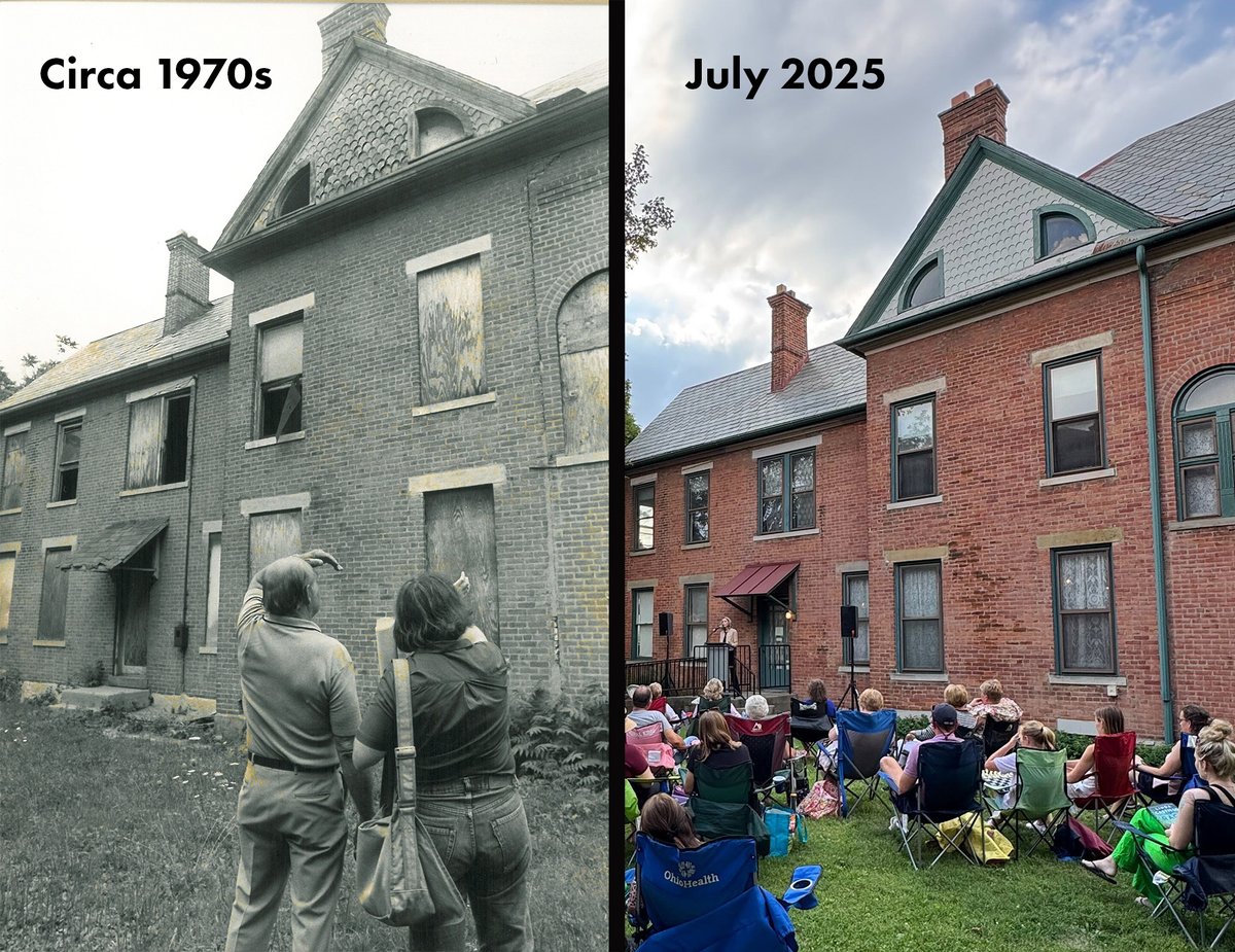 Thurber House (@thurberhouse) on Twitter photo Don't ever forget the good in this world. ❤
Then: a derelict old house & abandoned lot. 🏚 Now: our home. 🏡
Left: Thurber House c. 1970s before restoration. Right: Last week at our <a href="/LindaCastillo11/">Linda Castillo</a> picnic event on the lawn.
#jamesthurber #asseenincolumbus #asseenincbus Don't ever forget the good in this world. ❤
Then: a derelict old house & abandoned lot. 🏚 Now: our home. 🏡
Left: Thurber House c. 1970s before restoration. Right: Last week at our <a href="/LindaCastillo11/">Linda Castillo</a> picnic event on the lawn.
#jamesthurber #asseenincolumbus #asseenincbus