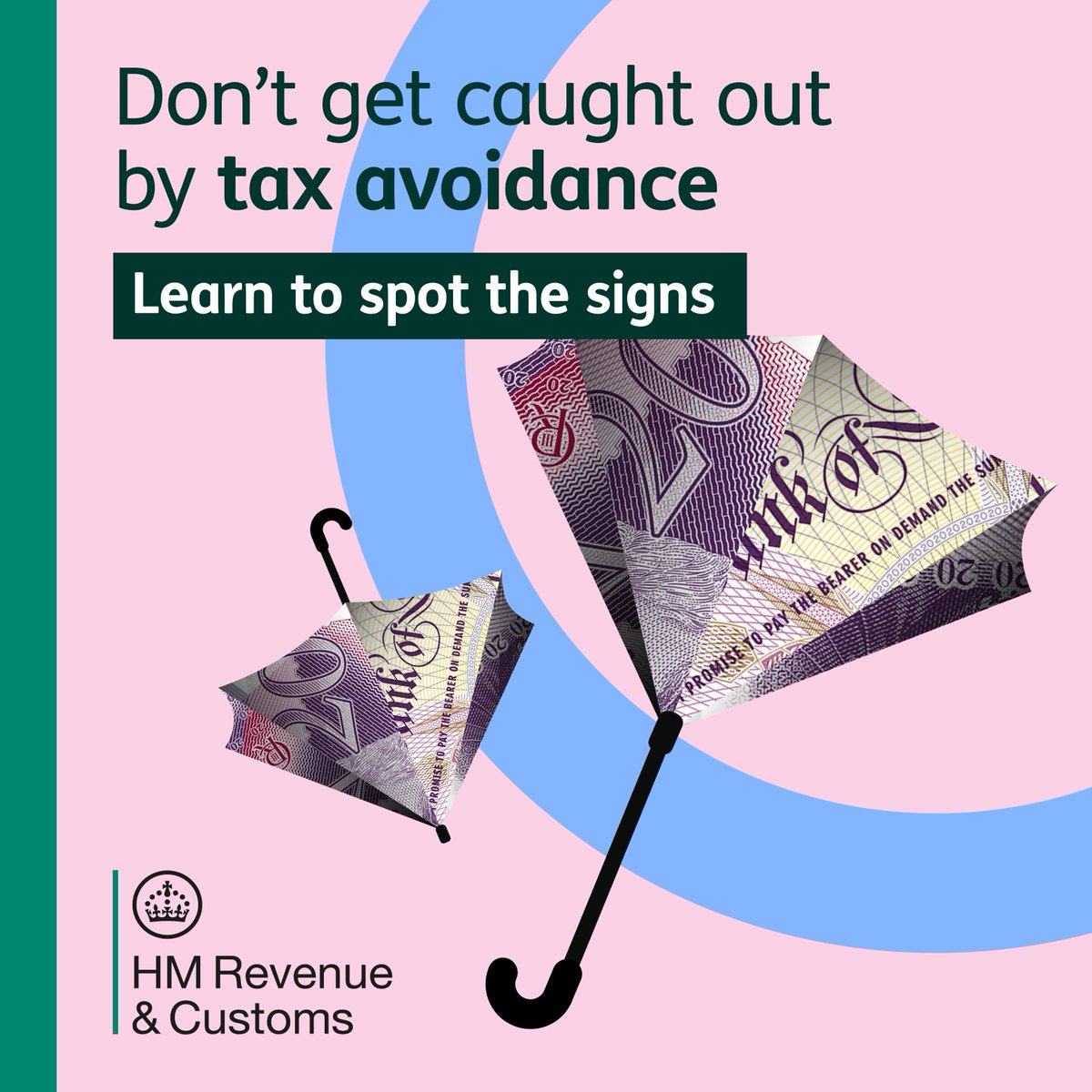 HMRCgovuk's tweet image. Everyone can learn to spot the signs of tax avoidance.
Don't get caught out.
Learn more by clicking the link below. 👇
dontgetcaughtout.campaign.gov.uk/tax-avoidance/…
