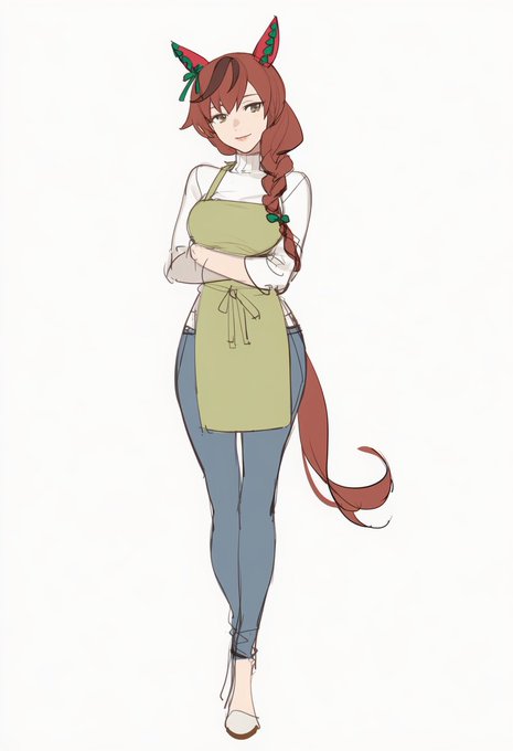 #大人ウマ娘シリーズ ナイスネイチャ 商店街でも評判の美人。なかなか決断してくれないという元トレーナーの返事を待ってるとか待ってないとか。実家のバーの看板娘。