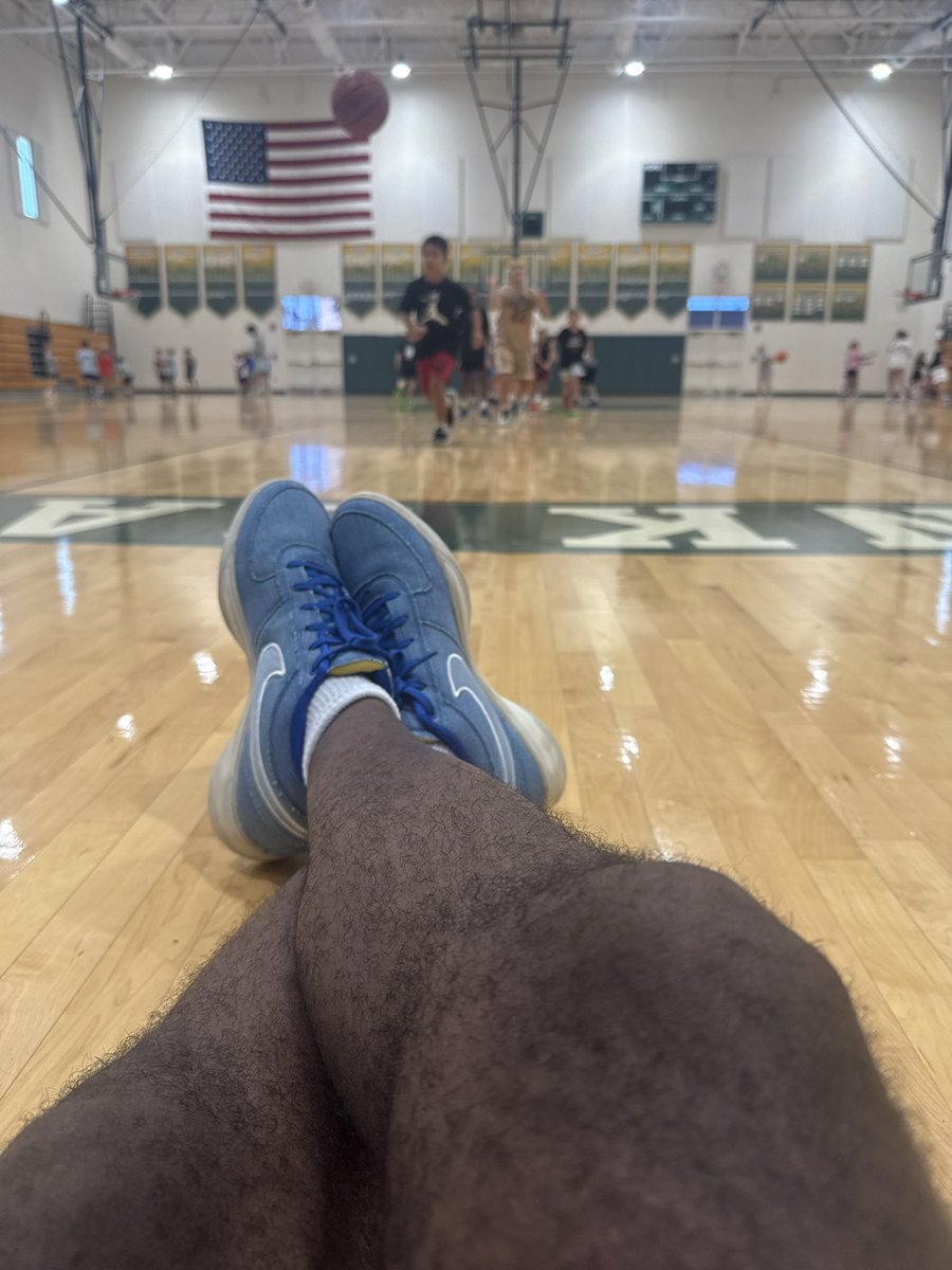 CoachYoungNJ's tweet image. I am not much for wearing basketball sneakers during camp. But I must say Book 1 by @DevinBook and @Nike are the most comfortable basketball shoes I have worn in YEARS. I’ve worn in a long time. You better go get yourself a pair or in
my case two or three more.