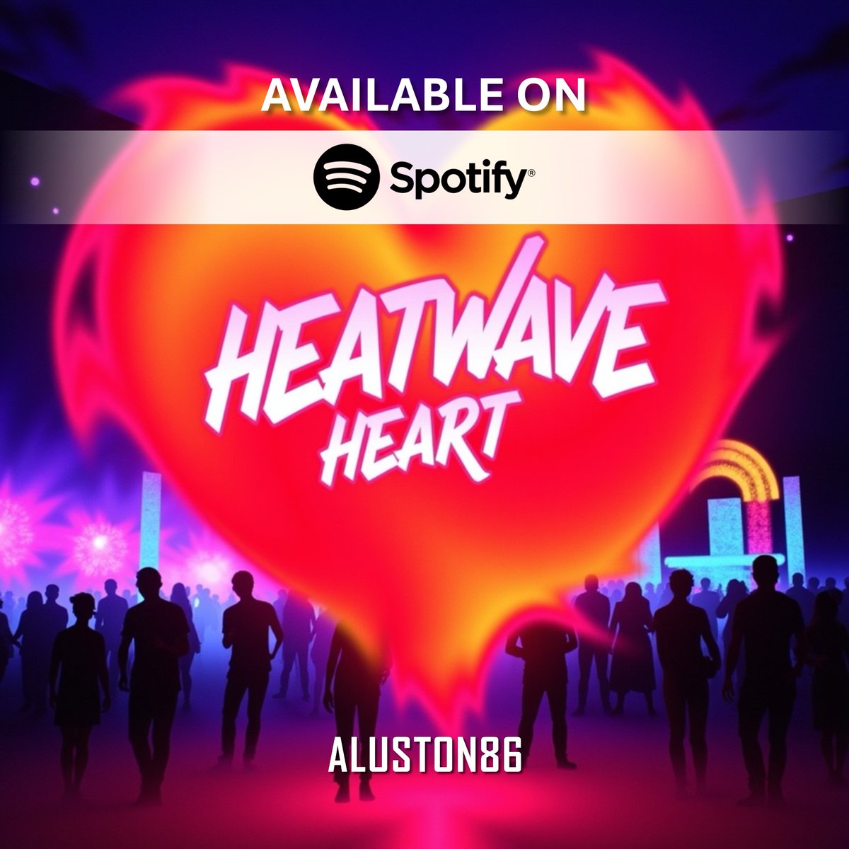 🔥 “Heatwave Heart” is OUT NOW on Spotify!
Feel the summer heat and let the rhythm take over. 
🎧 Listen now, drop a like, leave your thoughts, and share with friends! 
🍾 open.spotify.com/track/1jhpNFa5…
#HeatwaveHeart #NewMusic #SummerVibes #EDMRelease #Aluston86