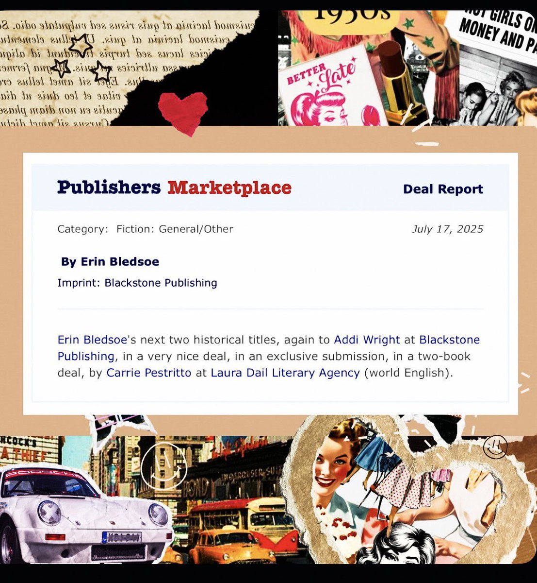 erinwritess's tweet image. I forgot to post here! Book news!