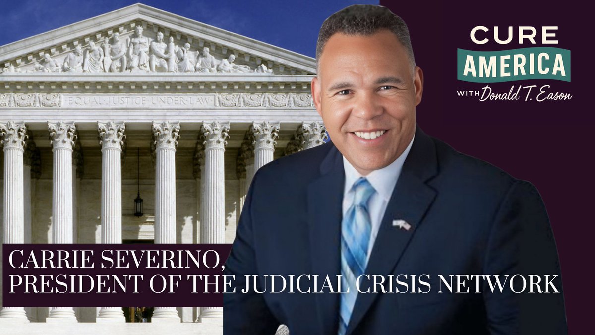 CUREpolicy's tweet image. CURE AMERICA on - Justice on the Line with Carrie Severino