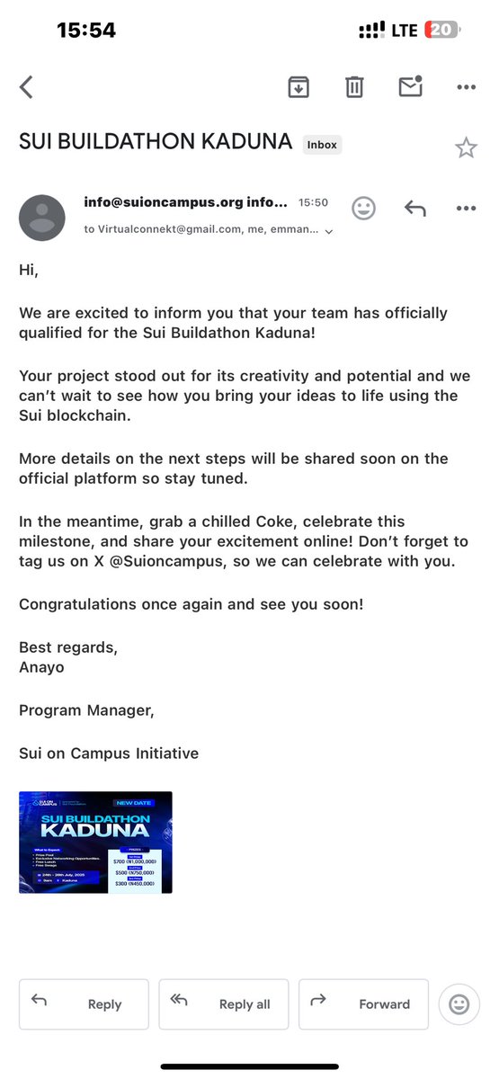 pal.sui (@palanga_ng) on Twitter photo Let celebrate 🎉 this as we make it through building <a href="/OwnlyProtocol/">Ownly | Privacy first</a> the on-chain privacy infrastructure on <a href="/SuiNetwork/">Sui</a>
Thanks to the team <a href="/suioncampus/">Sui On Campus</a>
Our advisor <a href="/Adellbah/">OXMallam🤘🌪️</a> 🫡
SUI BUILDATHON KADUNA we’re coming 🧑💻 Let celebrate 🎉 this as we make it through building <a href="/OwnlyProtocol/">Ownly | Privacy first</a> the on-chain privacy infrastructure on <a href="/SuiNetwork/">Sui</a>
Thanks to the team <a href="/suioncampus/">Sui On Campus</a>
Our advisor <a href="/Adellbah/">OXMallam🤘🌪️</a> 🫡
SUI BUILDATHON KADUNA we’re coming 🧑💻