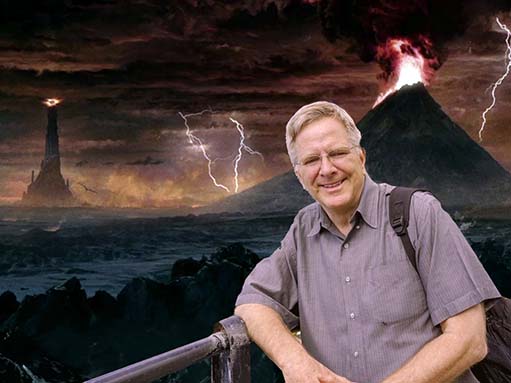 OrbitalOddity's tweet image. Hi, I'm Rick Steves, back with more of the best of Arda. We're high above the Plains of Gorgoroth, taking in the sights of Mordor. While walking here is anything but simple, the Black Land is a vibrant region known for it's scenic hikes, gothic architecture, and jewelry making.