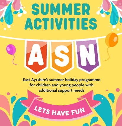 EALeisure's tweet image. Our fantastic programme of ASN activities continue across East Ayrshire. From family swims to fun days, ASN friendly sports, cycling, art &amp;amp; crafts and more! Visit
eastayrshireleisure.com/events-summer/… for more details.
@CentrestageMT @Takeabow_kk