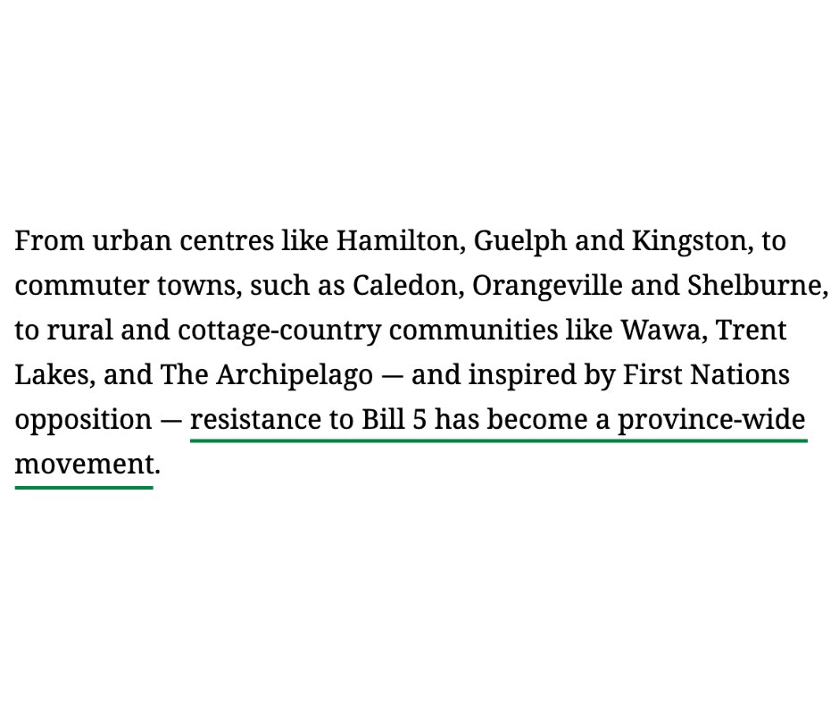 Ontario Nature (@ontarionature) on Twitter photo From commuter towns to cottage country, Ontario communities are pushing back against Bill 5 according to <a href="/NatObserver/">Canada's National Observer</a>. This is a province-wide movement, and Ontario Nature stands with them.
Sign & share our petition to repeal Bill 5 today:
ontarionature.good.do/repeal-bill-5/… From commuter towns to cottage country, Ontario communities are pushing back against Bill 5 according to <a href="/NatObserver/">Canada's National Observer</a>. This is a province-wide movement, and Ontario Nature stands with them.
Sign & share our petition to repeal Bill 5 today:
ontarionature.good.do/repeal-bill-5/…