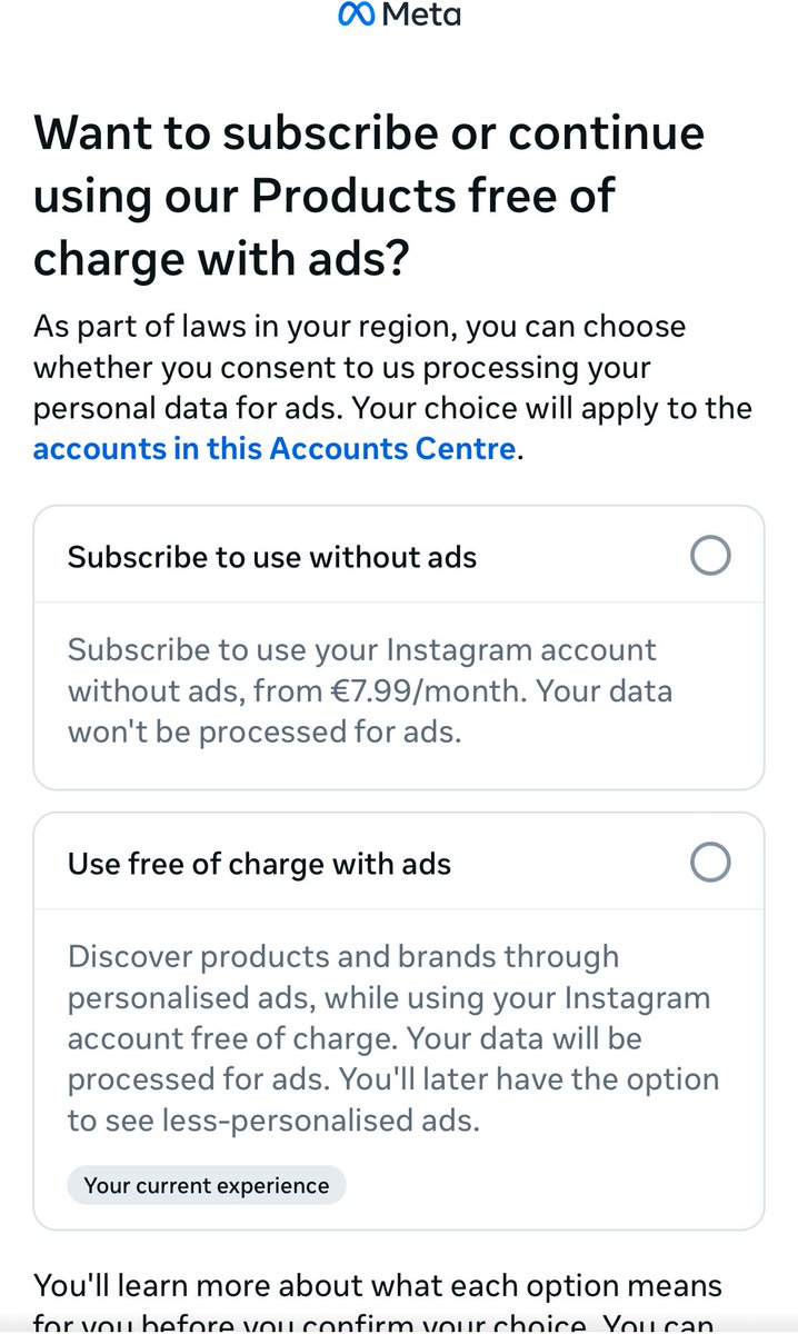 theocharis_ch's tweet image. Itβs fun Meta lets me choose how they are going to make money off me π€£
Pay the sub or we sell your data!
Thatβs why the skateboarding community needs platforms like @Skate_Hive more than ever!
Freedom of speech and no data selling! Just skateboarding πΉ