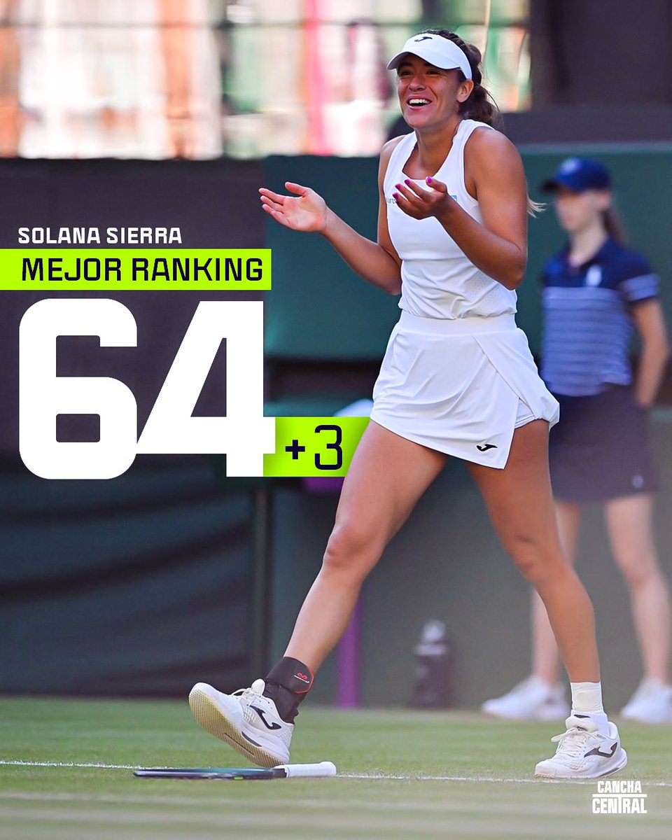 _canchacentral's tweet image. ⬆️¡Nuevo mejor ranking para Sol!
✅Solana Sierra🇦🇷 asciende tres lugares y avanza hasta el puesto #64 del ranking WTA, su mejor ubicación histórica.
A muy pocos puntos del top 60👀