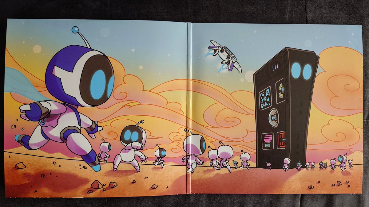 WandererHour's tweet image. Astro got the vinyl edition its excellent soundtrack deserves with beautiful packaging art by @spacecoyotl 🎵
#AstroBot