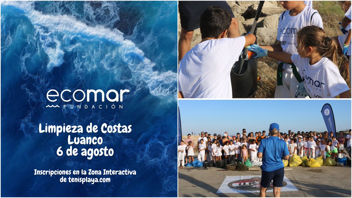 Torneo BDO Tenis Playa de Luanco (@tenisluanco) on Twitter photo ¡Participa en la Limpieza de Costas en #Luanco con <a href="/FundacionEcomar/">Fundación Ecomar</a> y el Torneo BDO #Tenis Playa el 6 de agosto! #sostenibilidad #MarryMyHusband
Información e inscripción
👇👇
acortar.link/DyiXYW
#TorneoBDOTenisPlaya #TorneoBDOTenbisPlayaLuanco ¡Participa en la Limpieza de Costas en #Luanco con <a href="/FundacionEcomar/">Fundación Ecomar</a> y el Torneo BDO #Tenis Playa el 6 de agosto! #sostenibilidad #MarryMyHusband
Información e inscripción
👇👇
acortar.link/DyiXYW
#TorneoBDOTenisPlaya #TorneoBDOTenbisPlayaLuanco
