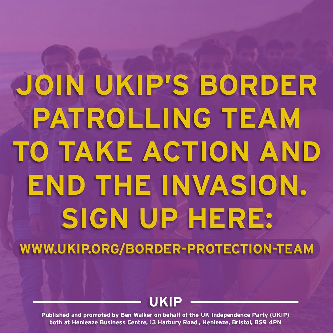 NickTenconi's tweet image. Don't get mad, get even.
Join UKIP's border patrolling team here: ukip.org/border-protect…