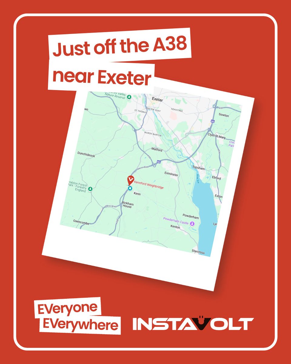 InstaVoltUK's tweet image. Heading to Devon? Charge up at The Gissons Hotel, EX6 7UD (///decent.innocence.ignites) ⚡
8 x 120kW chargers
Just off the A38
Near Dartmoor & Exeter city centre
📍 instavolt.co.uk/location/elect…
Summer rates from 50p/kWh!
T&Cs: instavolt.co.uk/instavolt-expa…
#EVcharging #Exeter #InstaVolt…