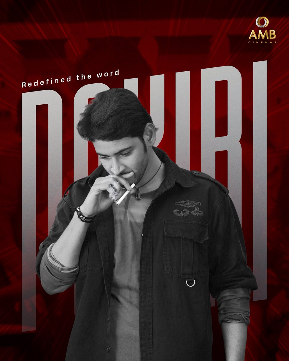 AMB Cinemas (@amb_cinemas) on Twitter photo Reason No. 18
He gave the word 'Pokiri' a new meaning❤️🔥
<a href="/urstrulyMahesh/">Mahesh Babu</a> #SSMBGoldenEra
instagram.com/channel/AbaPBt… Reason No. 18
He gave the word 'Pokiri' a new meaning❤️🔥
<a href="/urstrulyMahesh/">Mahesh Babu</a> #SSMBGoldenEra
instagram.com/channel/AbaPBt…