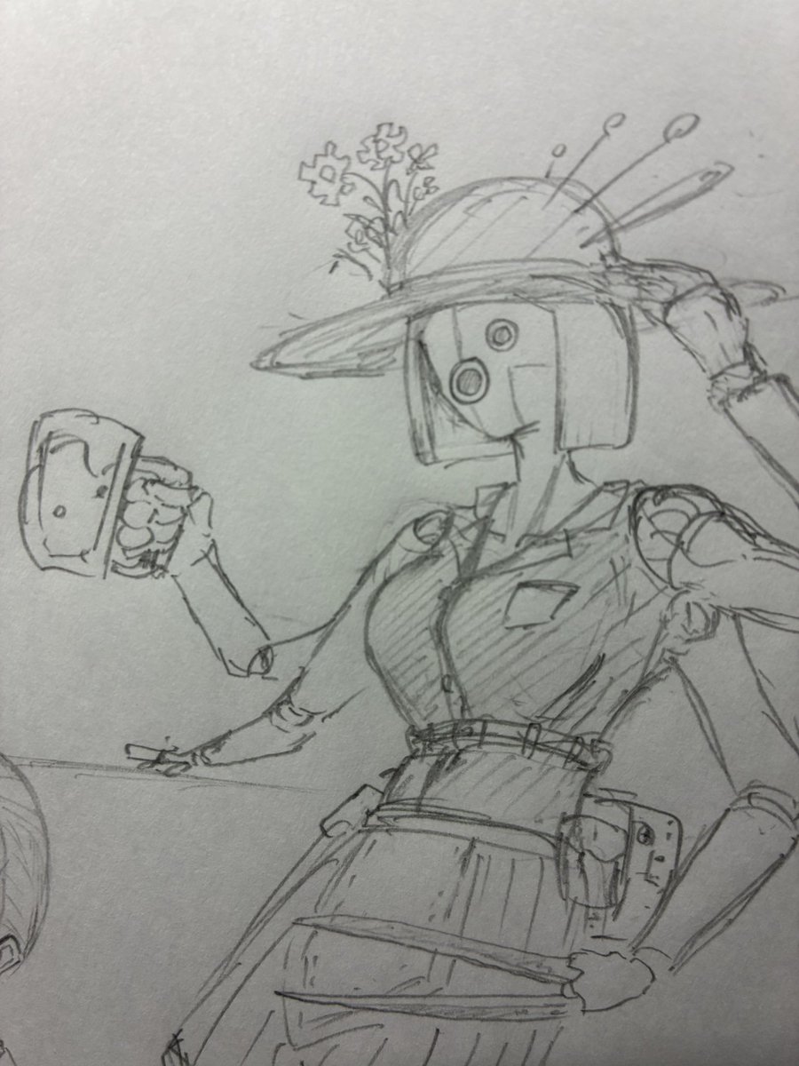 hoshido_range's tweet image. なんとなくジョッキ持たせたけど、
どこから飲むんだ？？？