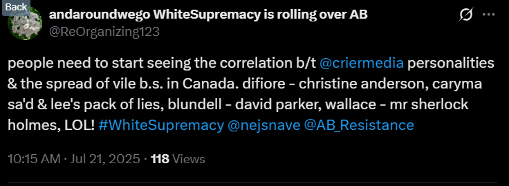 jamesdifiore's tweet image. Aaaaaaaaaand now I am somehow a white supremacist.
This is what happens when you challenge the status quo of legacy media in Canada.