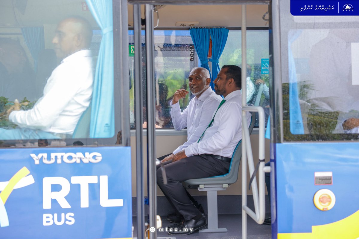 A ceremony was held in N. Kendhikulhudhoo today to mark the commencement of RTL Bus service on the island.

His Excellency President Dr. Mohamed Muizzu did the honor of inaugurating this highly anticipated service.

Our Managing Director, (Retd) DCP Ahmed Saudee, along with