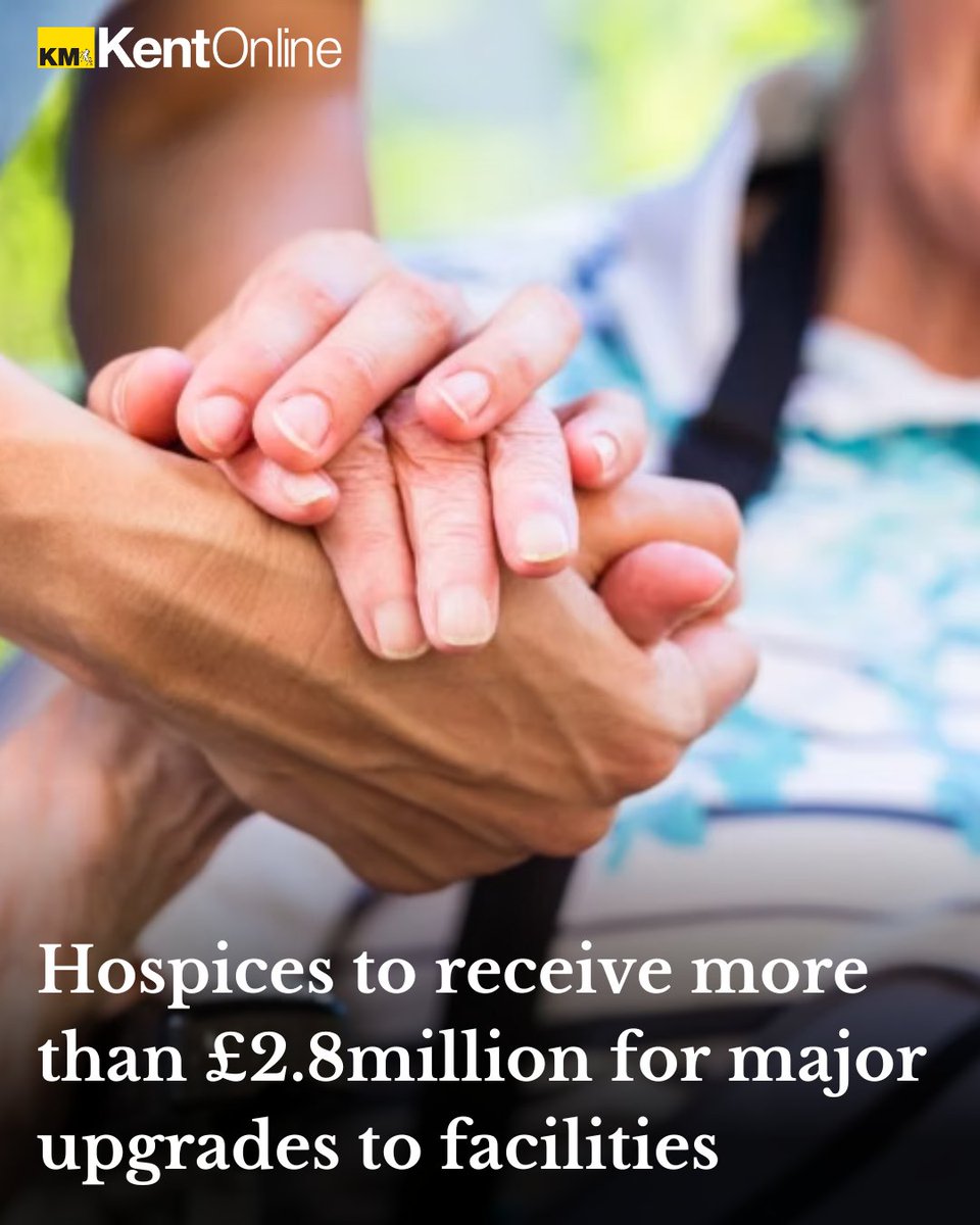 The government has announced an increase in funding to support improvements in end-of-life care
Read more here: kentonline.co.uk/kent/news/hosp…