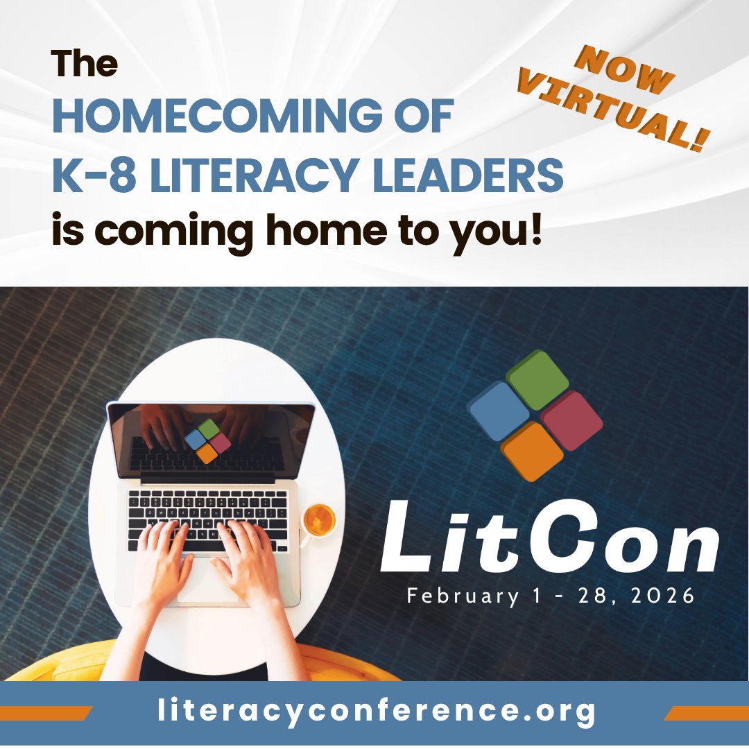 mylitcouncil's tweet photo. Early birds get the discounts! Register now for LitCon '26 and save $100.
See why #k8litcon is the homecoming of K-8 literacy leaders!
https://t.co/o0NICbdQhM https://t.co/y5fR3DLzDb