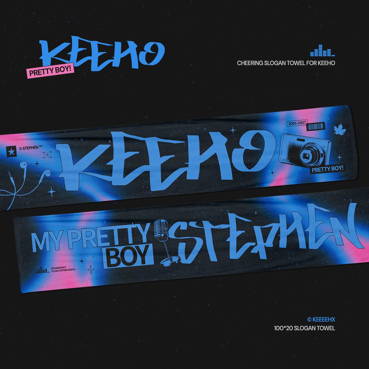 KEEEEHX's tweet image. 2025 Cheering Slogan Towel For #KEEHO
💙 RT 추첨 2분 슬로건 증정 (콘서트 현장 수령)
🔗naver.me/xrChljKr
🗓️~2025.07.23
#P1Harmony #피원하모니 #KEEHO #기호
