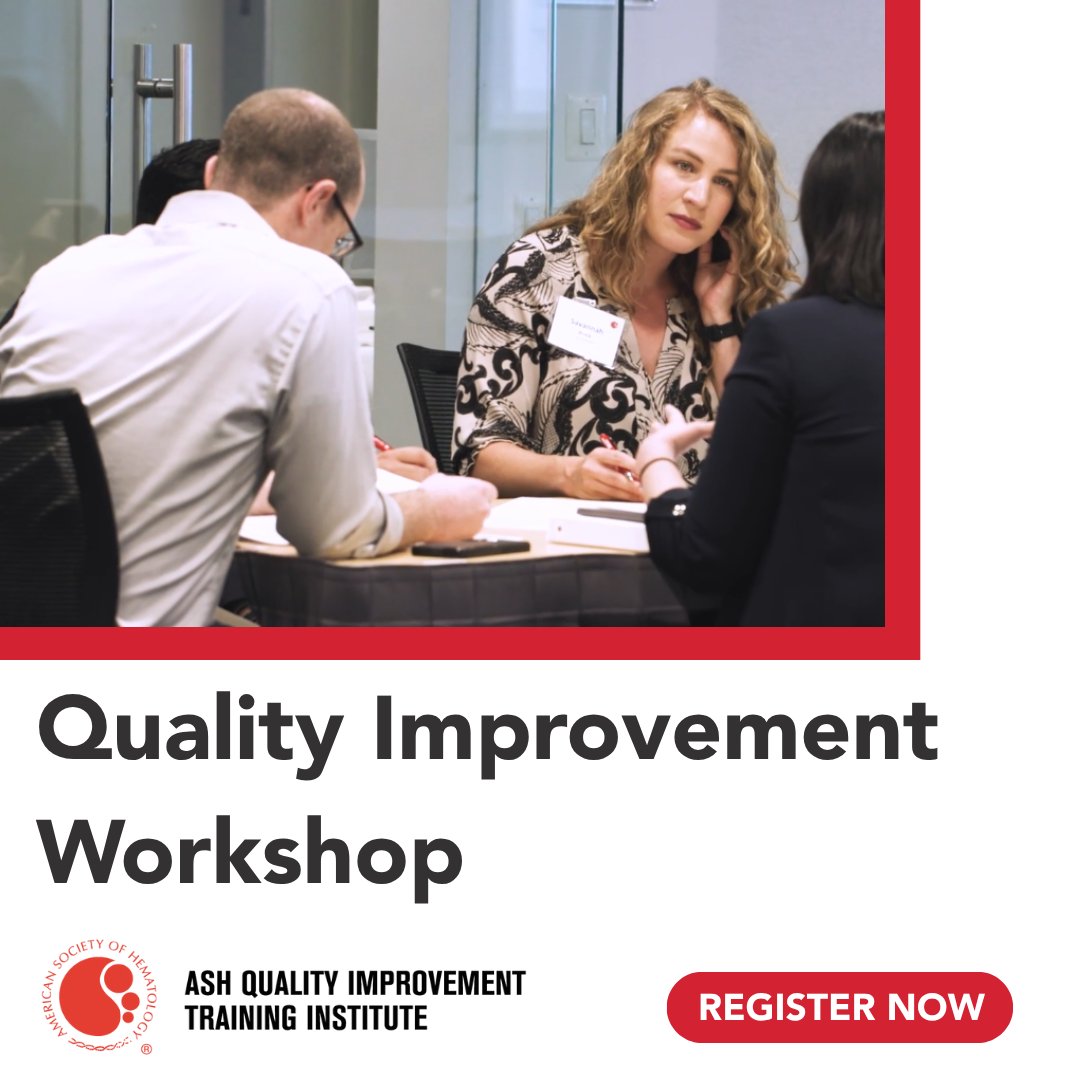 ASH_hematology's tweet image. Interested in quality improvement (QI) but not sure where to start?
Join ASH for a virtual training on the fundamentals of QI in hematology—no prior experience required.
🗓️ September 10 | ⏰ 12–5p.m. Eastern Time
Sign up now: ow.ly/Vvn050Ws6zl
