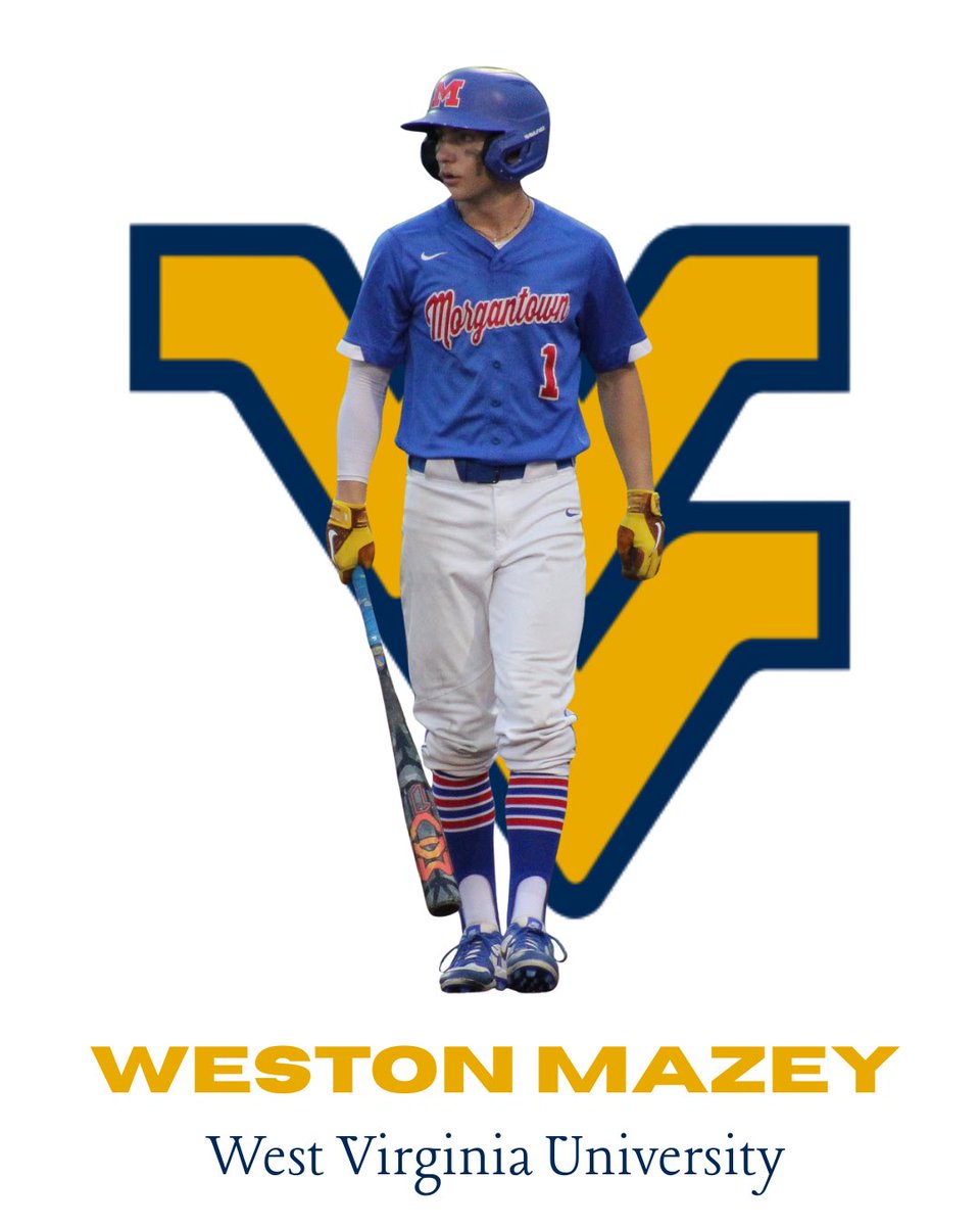 MohiganBaseball's tweet image. Our Class of 2025 spotlight continues with @WVUBaseball commit @WestonMazey, who’s already enrolled at WVU & working out with incoming Mountaineer freshman players.