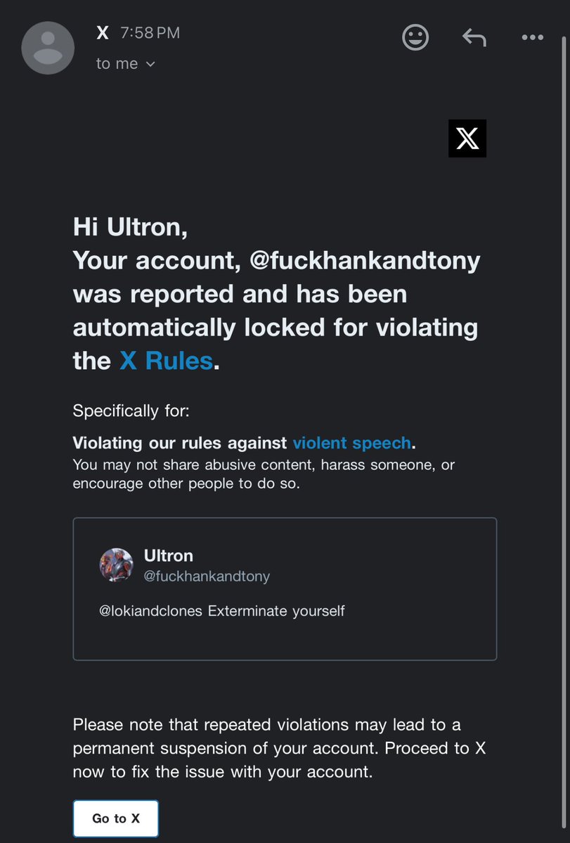 fuckhankandtony's tweet image. Your mechanical overlord is back after being sealed away by Loki.