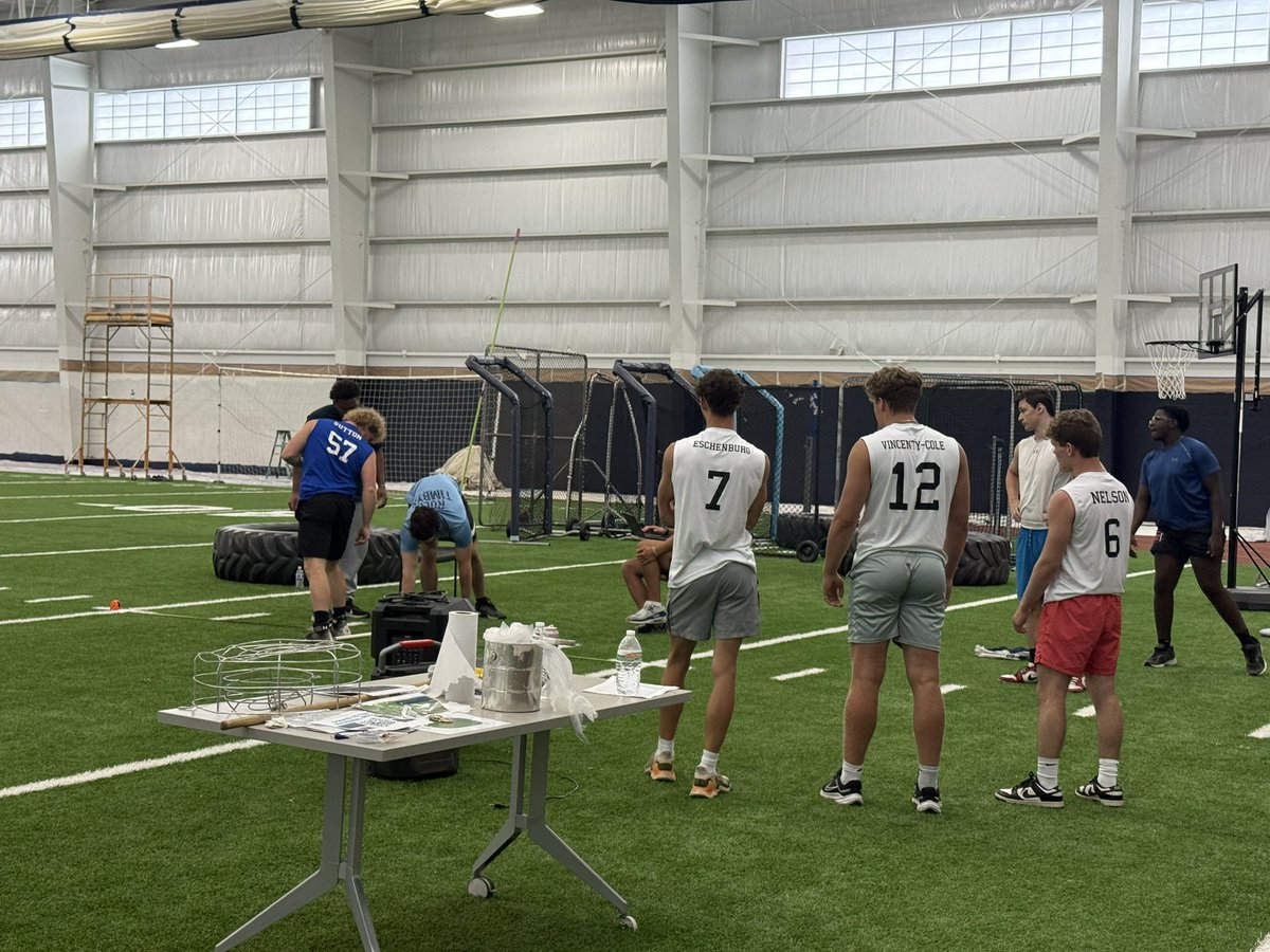 HunterVincenty's tweet image. Had a great time @Northwoodfball and the Timberwolf brotherhood!! Lots of reps and learned new techniques. Was even better when I got to throw to my fellow teammates at camp. We went fishing the night before, traveled together and did some work together! Indy went very well…