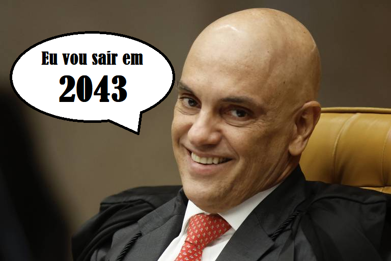 FORA MORAES?
Claro, ele se aposenta em 2043
Senta e espera, Bolsominion!
🤣🤣🤣🤣🤣🤣🤣