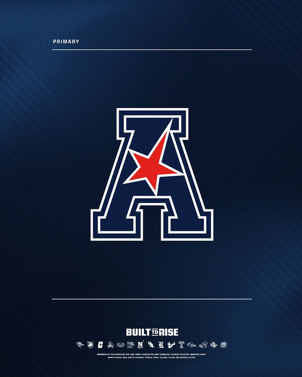 American_Conf's tweet image. Every detail has meaning.
See how each logo tells our story and defines the American.
#BuiltToRise