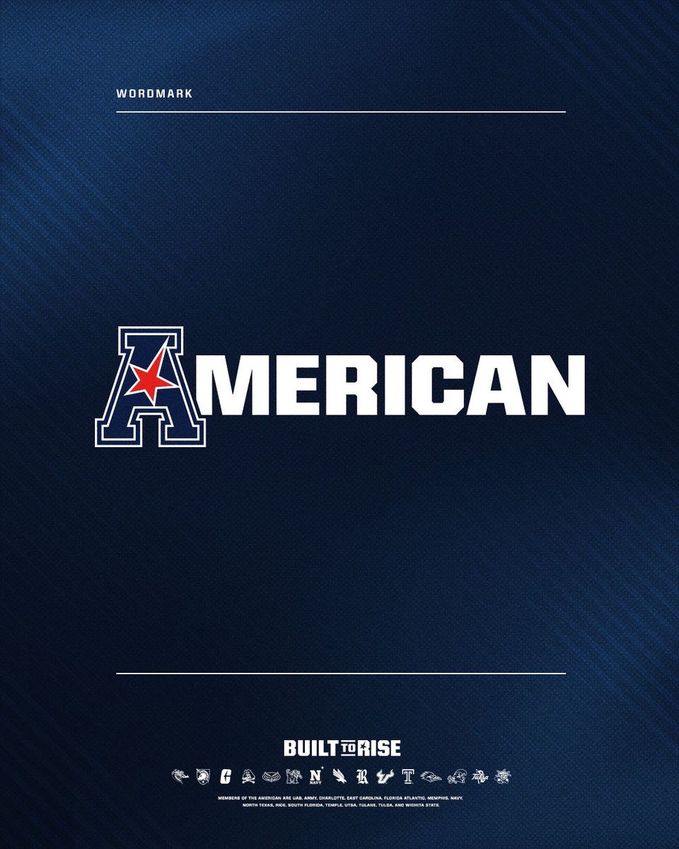 American_Conf's tweet image. Every detail has meaning.
See how each logo tells our story and defines the American.
#BuiltToRise