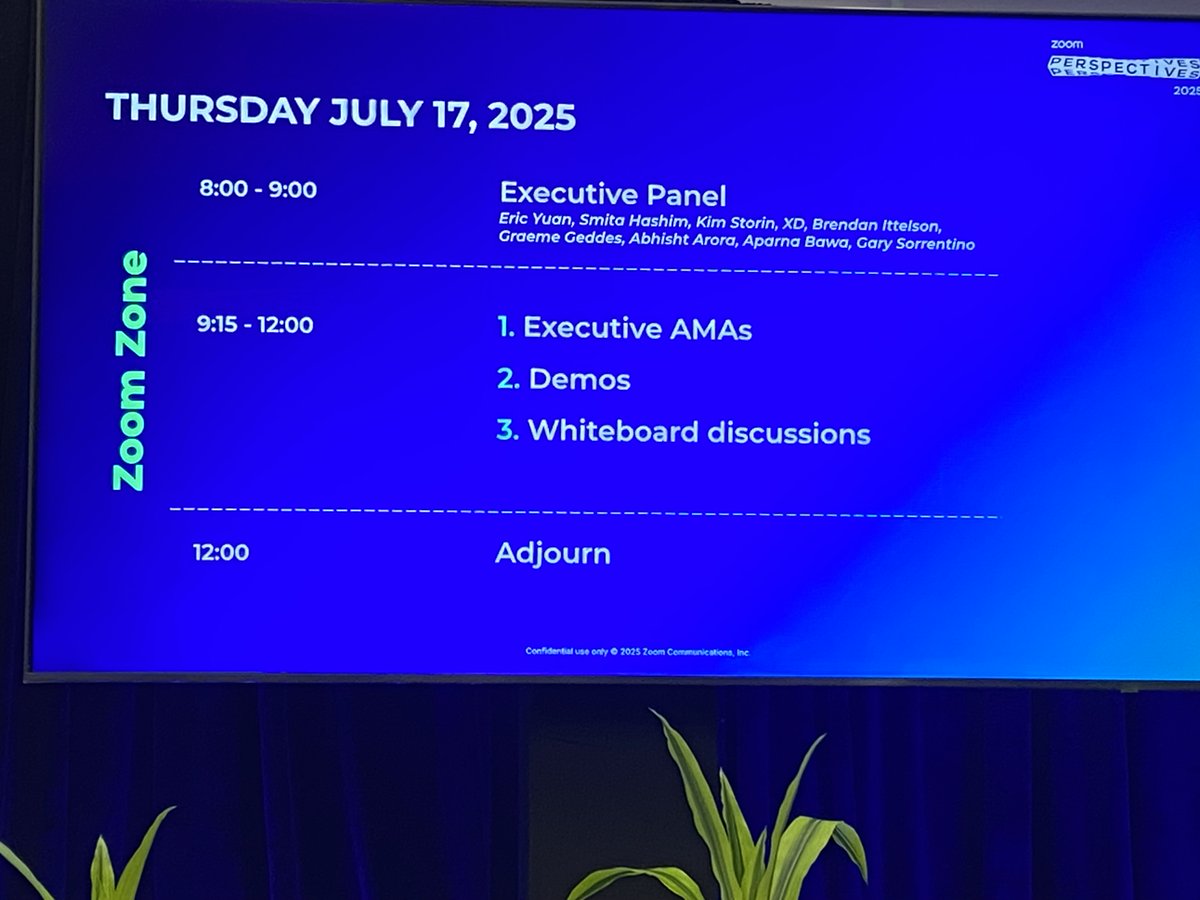 I enjoyed the in-depth discussions at #ZoomPerspectives2025. More details and my key takeaways here: linkedin.com/posts/kevinkie…