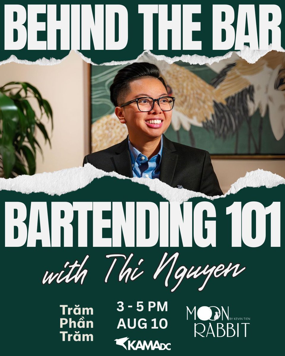 On Sunday, August 10th Thi Nguyen (she/her/hers) will guide us through making a vibrant Vietnamese-inspired cocktail using her own handcrafted syrups from Trăm Phần Trăm. We can't wait for you to join us to shake up something truly special.

buff.ly/Z5gowS9