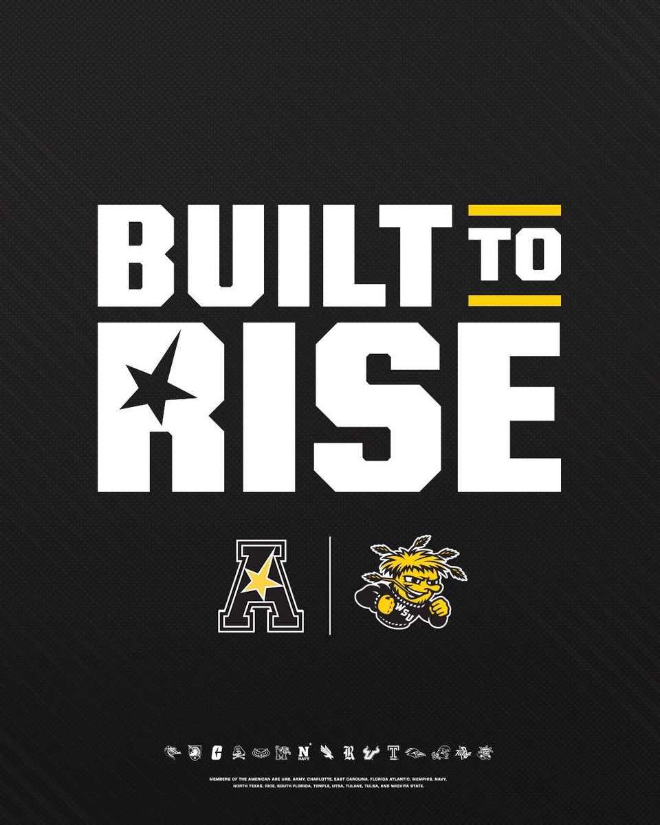 GoShockers's tweet image. A proud member of the American Conference.
#BuiltToRise x #FearTheWheat