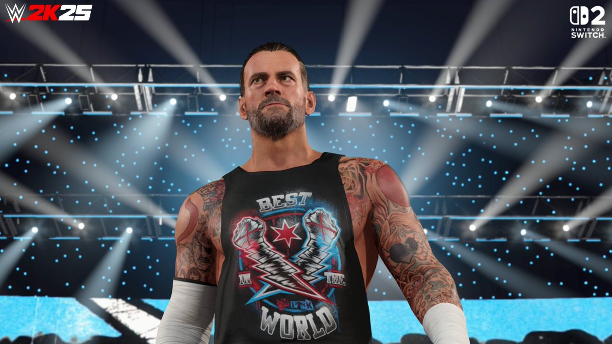 WWEgames's tweet image. Become the best in the world anywhere you are! 🌎 Pre-order #WWE2K25 for Switch 2 today! @CMPunk @NintendoAmerica
🔗 bit.ly/4lDUQam