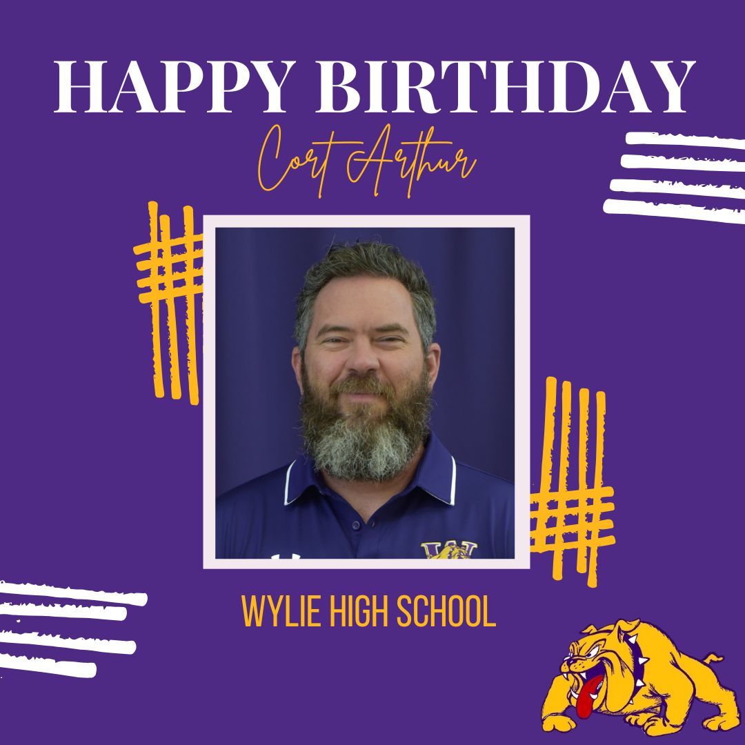 Happy birthday, Coach Arthur!

#wearewylie