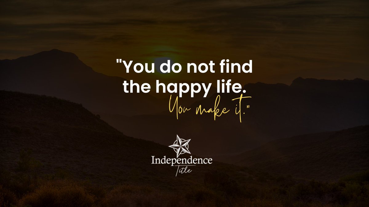 IndependenceTX's tweet photo. 🌟 Motivational Monday 🌟

This week, take ownership of your joy. Build it with intention. Shape it with gratitude. And remember: the happiest life is the one you craft with purpose. 💛

#MotivationalMonday #CreateYourJoy #MindfulLiving #PositiveVibes #HappinessIsAChoice https://t.co/Q8vaRg1xJp