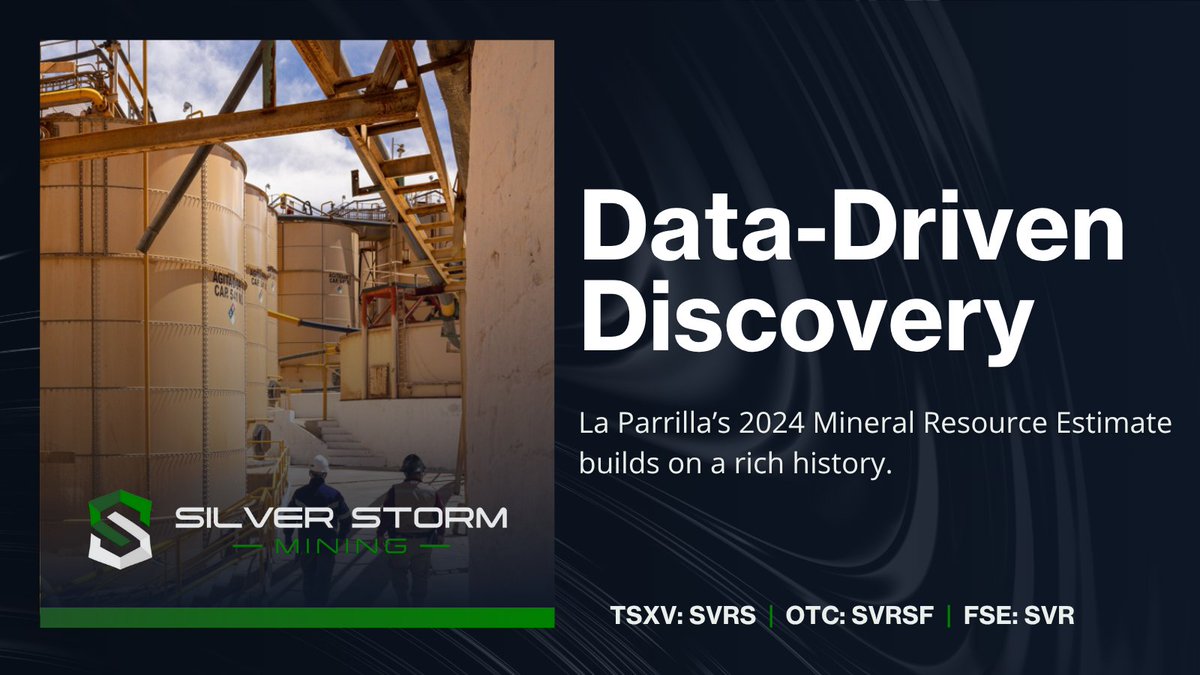 With 45 veins modeled across 3 underground zones, La Parrilla’s 2024 Mineral Resource Estimate builds on a rich history—with a modern approach and more data than ever before.

For more details: ow.ly/SrxV50W4Van

TSX.V: $SVRS | OTC: $SVRSF | FSE: $SVR
#Mining #Exploration